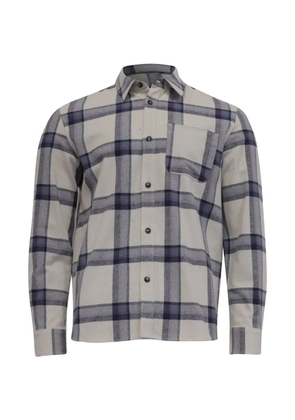 A.P.C. multicoloured check-print long sleeve shirt - Neutrals