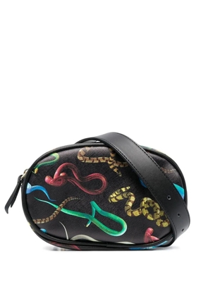 Seletti snakes-print belt bag - Black