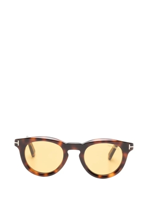 TOM FORD Eyewear Icon round-frame sunglasses - Brown