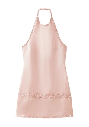 Asta Resort Marina Hand Beaded mini dress - Pink