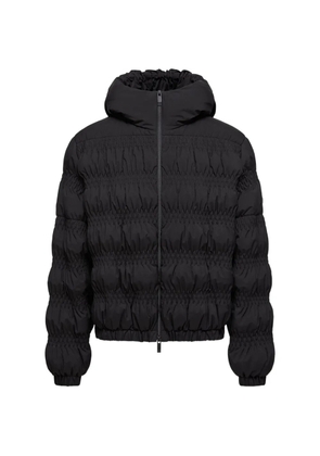 Moncler zip-up hooded jacket - Black