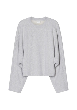 Closed gathered sweatshirt - Grey