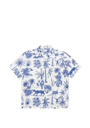 Universal Works Camp graphic-print shirt - White