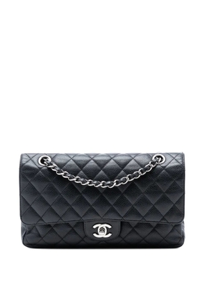 CHANEL Pre-Owned 2009-2010 Medium Classic Caviar Double Flap shoulder bag - Black