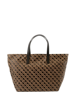 Gherardini patterned handle tote bag - Neutrals