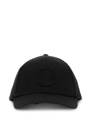 Stone Island embossed-logo baseball cap - Black
