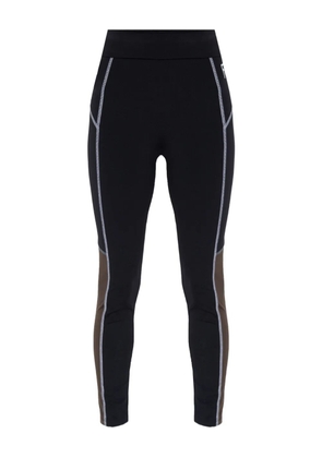FENDI stitching panel leggings - Black