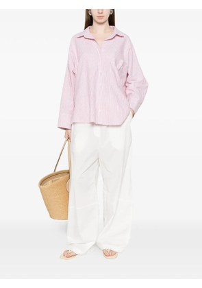 White Sand striped pocket shirt - Pink