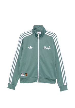adidas three-stripe track jacket - Green