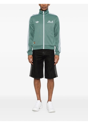 adidas three-stripe track jacket - Green