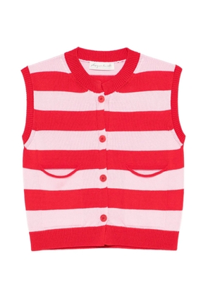 Phisique Du Role striped vest - Red