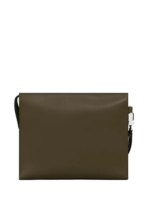 Montblanc logo-detail clutch bag - Brown