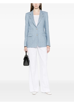 Tagliatore striped button jacket - Blue