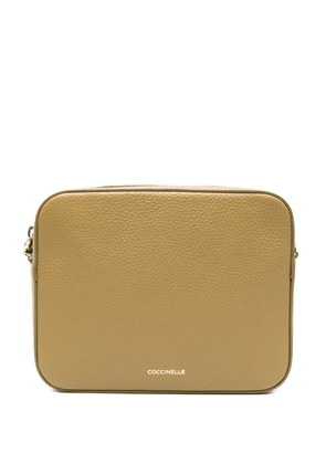 Coccinelle pebbled cross-body bag - Green