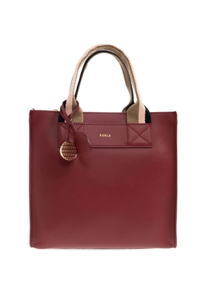 Furla S Divide leather tote bag - Red