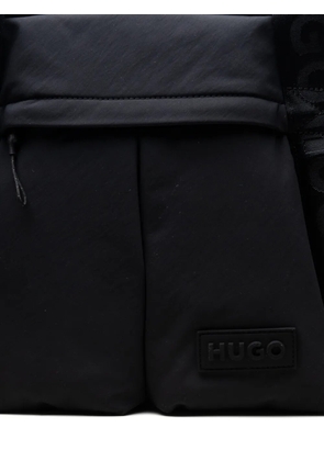 HUGO logo-plaque holdall - Black