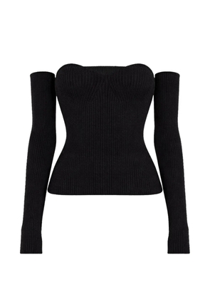 WARDROBE.NYC off-shoulder top - Black