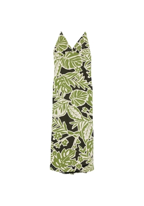 Niu floral-print maxi dress - Green