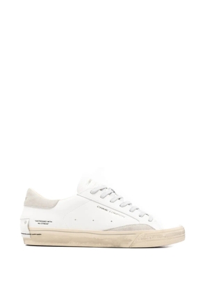 Crime London Distressed 2.0 lace-up sneakers - White