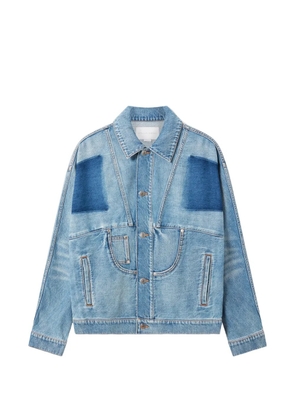 Stella McCartney panelled cotton jacket - Blue