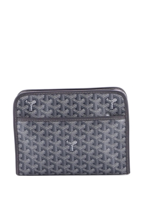Goyard Pre-Owned Jouvence Toiletry Pouch Coated Canvas MM clutch bag - Grey