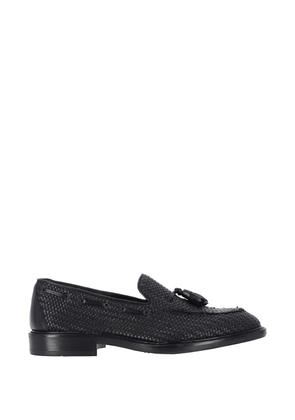 Alexander Hotto woven tassel loafers - Black
