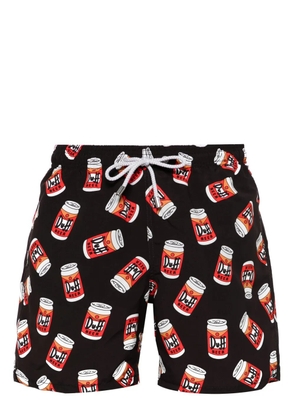 MC2 Saint Barth x The Simpsons Gustavia swim shorts - Black
