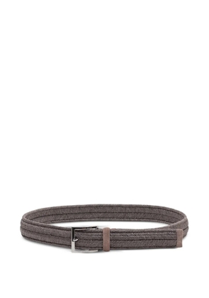 Orciani Rope Elast buckle belt - Neutrals