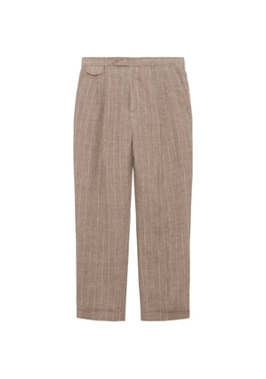 Simkhai Jacob pinstripe pleated trousers - Neutrals