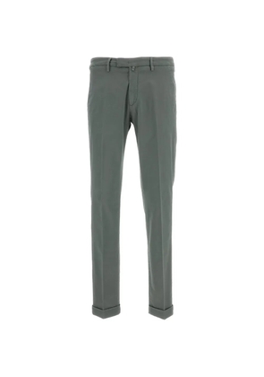 Briglia 1949 front pocket slim trousers - Green