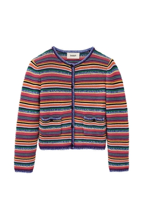 Ba&Sh Fanny striped pocket cardigan - Pink