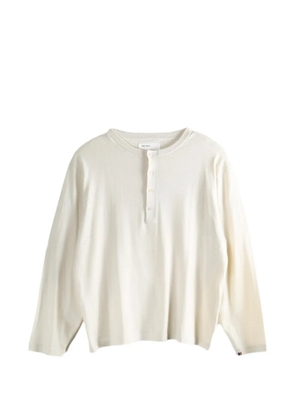 extreme cashmere buttoned sweatshirt - Neutrals