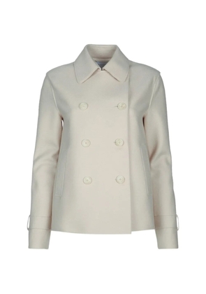 Harris Wharf London cropped double-breasted coat - Neutrals
