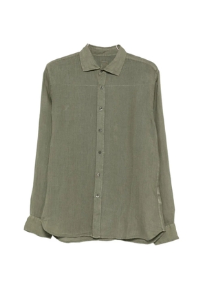 120% Lino buttoned shirt - Green