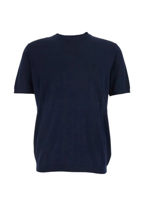 Kangra short-sleeved knitted top - Blue