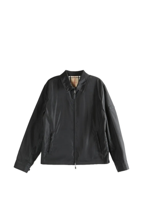 Burberry zip collar jacket - Black