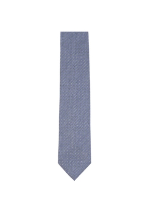 Barba dotted tie - Blue