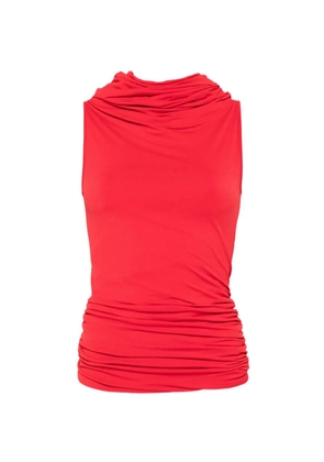 Rick Owens Lilies Lola cowl-neck top - Red
