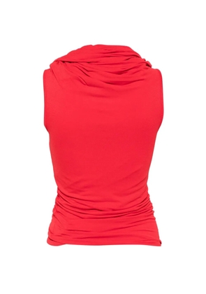 Rick Owens Lilies Lola cowl-neck top - Red