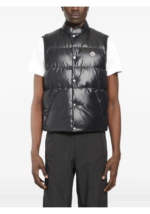 Moncler sleeveless buttoned gilet - Blue