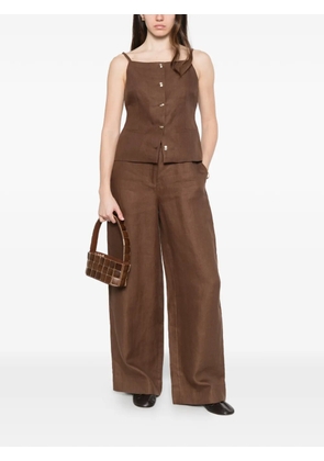 Maje buttoned top - Brown