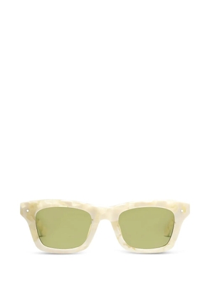 Peter And May square-frame sunglasses - Yellow