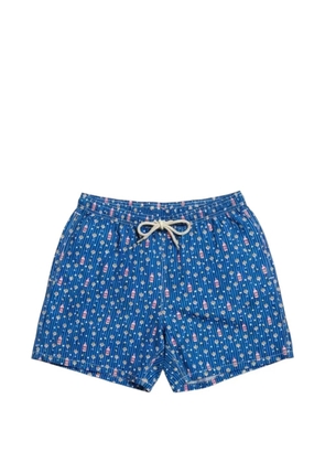 MC2 Saint Barth printed swim shorts - Blue