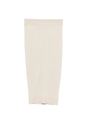 PANICALE elasticated-waistband skirt - Neutrals
