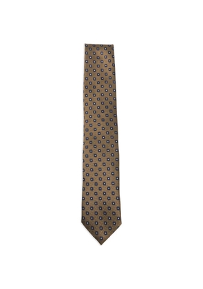 Zegna patterned tie - Green
