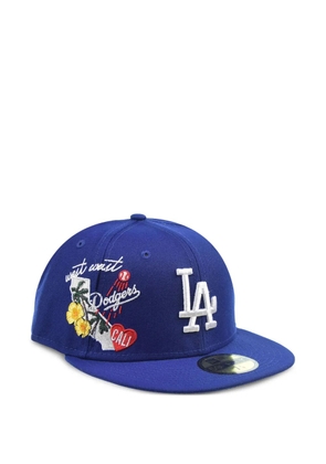 NEW ERA CAP Los Angeles Dodgers City cluster-patch baseball cap - Blue