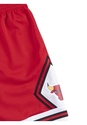 Mitchell & Ness elasticated graphic-print shorts - Red