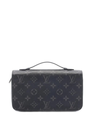 Louis Vuitton Pre-Owned 2020 Zippy monogram-pattern ziped wallet - Black