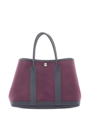 Hermès Pre-Owned 2019 Garden Party TPM leather tote bag - Purple