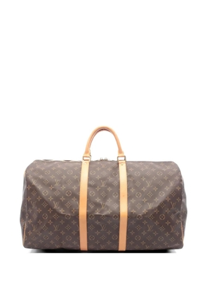 Louis Vuitton Pre-Owned 2001 Keepall 55 monogram Boston bag - Brown